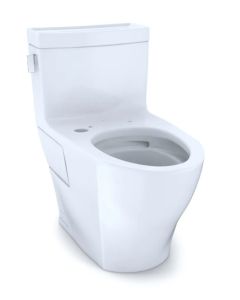 Toto CST624CEFGAT40#01 Legato One-Piece Elongated 1.28 GPF WASHLET+ and Auto Flush Ready Toilet with CEFIONTECT - Less Seat in Cotton White