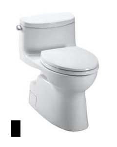 Toto CST644CEFGT2001 1P-12-E12-WASH,WHTCAROLINA II 1 PC HET 