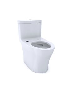 Toto CST646CUMFGAT40#01 Aquia IV One-Piece Elongated Dual Flush 1.0 and 0.8 GPF WASHLET+ and Auto Flush Ready Toilet with CEFIONTECT - Less Seat in Cotton White