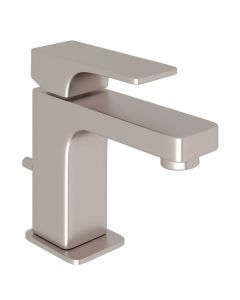 Rohl CU51L-STN-2 Quartile Single Hole Lever Lavatory Faucet in Satin Nickel