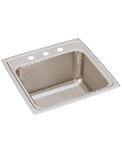Elkay DLR1919103 Lustertone Classic Stainless Steel 19-1/2" x 19" x 10-1/8", Single Bowl Drop-in Laundry Sink
