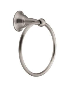 Moen DN6886BN Sage 6.750 Towel Ring in Brushed Nickel