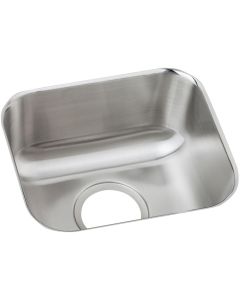 Elkay DXUH1210 Dayton Stainless Steel 14-1/2" x 12-1/2" x 6-1/2", Single Bowl Undermount Bar Sink