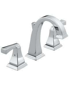 Delta 3551-MPU-DST Dryden Two Handle Widespread Bathroom Faucet in Chrome