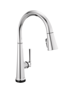 Delta 9182T-PR-DST Emmeline Single Handle Pull Down Kitchen Faucet with Touch2O Technology in Lumicoat Chrome