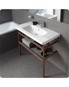 Duravit DS988301877 DuraStyle Furniture-Accessory with towel rail and shelf wall mounted for DuraStyle# 232010