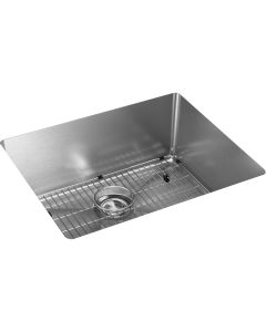 Elkay ECTRU21179TC Crosstown Stainless Steel 22-1/2" x 18-1/2" x 9", Single Bowl Undermount Sink Kit