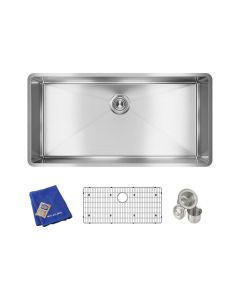 Elkay ECTRU35179TC Crosstown 36.5" Kitchen Sink Kit in Stainless Steel