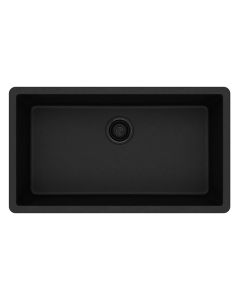 Elkay ELGRU13322BK0 Quartz Classic 33" Kitchen Sink in Black