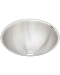 Elkay ELUH16LV Asana Stainless Steel 18-3/8" x 18-3/8" x 8", Single Bowl Undermount Bathroom Sink