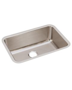 Elkay ELUH241610 Lustertone Classic Stainless Steel 26-1/2" x 18-1/2" x 10", Single Bowl Undermount Sink