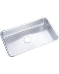Elkay ELUHAD281655 Lustertone Classic Stainless Steel 30-1/2" x 18-1/2" x 5-3/8", Single Bowl Undermount ADA Sink