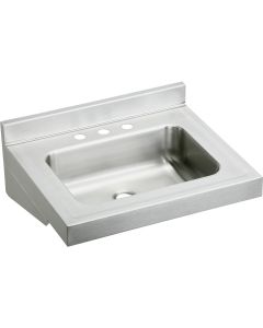 Elkay ELV22193 Stainless Steel 22" x 19" x 5-1/2", Wall Hung Lavatory Sink