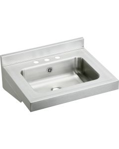 Elkay ELVWO22193 Stainless Steel 22" x 19" x 5-1/2", Wall Hung Lavatory Sink