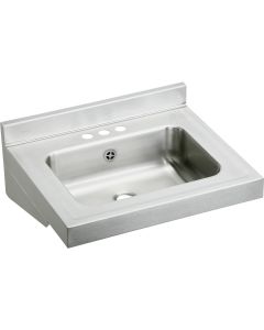 Elkay ELVWO2219CS3 Stainless Steel 22" x 19" x 5-1/2", Wall Hung Lavatory Sink