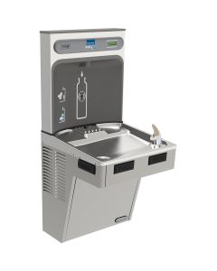 Elkay EMABF8WSLK EZH2O Bottle Filling Station with Single ADA Cooler, Non-Filtered 8 GPH Light Gray