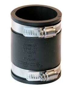 Rubber Coupling PVC to Cast Iron (or Cast Iron to PVC) 2"