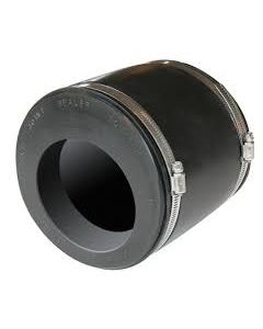 Rubber Coupling PVC to Cast Iron (or Cast Iron to PVC) 6" x 4"
