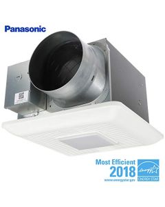 Panasonic FV-1115VKL2 isperGreen Multi-Flow Bathroom Fan, White