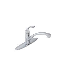 Danze G0040010 Viper Single Handle Kitchen Faucet Without Spray & With Deck Plate 1.75GPM In Chrome