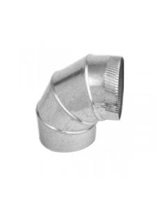 Gray Metal 6-30-302 6" 30GA 90° Galvanized Adjustable Elbow