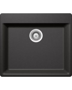 Schock GAXN100T088 Galaxy Cristadur Topmount Single Bowl Kitchen Sink In Stone - 8.62" H X 23.62" W X 20.87" D