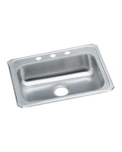 Elkay GECR25211 Celebrity Stainless Steel 25" x 21-1/4" x 5-3/8", Single Bowl Drop-in Sink