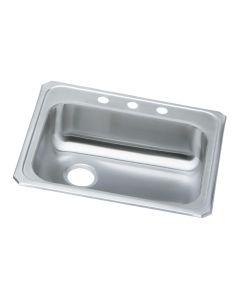 Elkay GECR2521L3 Celebrity Stainless Steel 25" x 21-1/4" x 5-3/8", Single Bowl Drop-in Sink