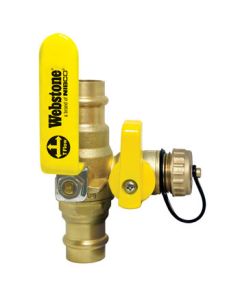 WEB 1 1/4 PRO PRES BALL VALVE W/ PURGE1 1/4 PRS BALL DRAIN