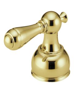 Delta H215PB Metal Lever Handle Set In Polished Brass