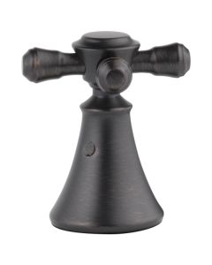 Delta H295RB Cassidy Metal Cross Handle Set - Deck Mount Bathroom & Bidet In Venetian Bronze