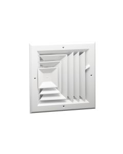 Hart & Cooley 050710 6" x 6" (Width x Height Wall Opening Size) Ceiling Diffuser A503MS Series in White
