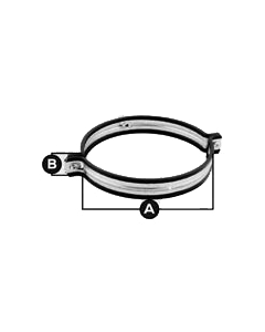 Centrotherm IASCM03 3'' Support Clamp with 3/8" Nut