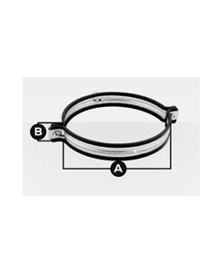 Centrotherm IASCM06 6" Support Clamp with 3/8" Nut