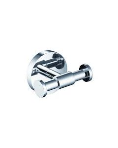 Isenberg 100.1001CP - Brass Bathroom Towel / Robe Hook - Round