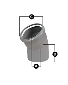 Centrotherm ISEL0330 3" x 30 Elbow