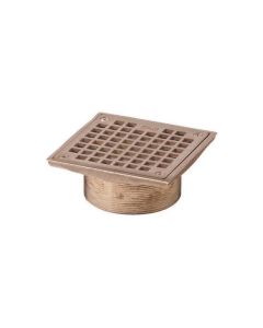 JR Smith B05NB 5" Square Nickel Bronze Grate for Floor Drain