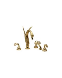 Phylrich K2123G1/11B K2123G1TO11B Deck Tub Set With Hand Shower, Trim Only In Antique Bronze