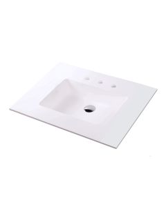 Lacava K30-01-001G Kubitop Vanity-Top Sink In Gloss White