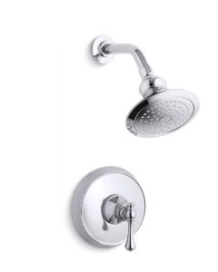 Kohler TS16114-4A-BV Rite-Temp Shower Valve Trim with Traditional Lever Handle and 2.5 GPM Showerhead