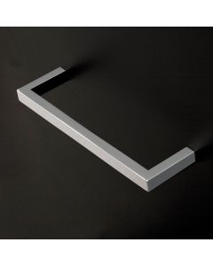 Lacava L201-CR Flash Wall-mount towel bar made of chrome plated brass. W: 11 3/4", D: 3 1/8", H: 3/4". in Polished Chrome