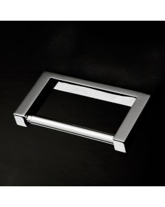 Lacava L208-CR Flash Wall-mount toilet paper holder made of chrome plated brass. W: 5 7/8", D: 3 1/8", H: 3/4". in Polished Chrome