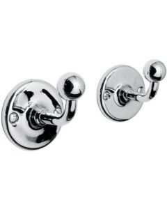 Lefroy Brooks LB4942-CP Classic (1900) Robe Hook Brass (1 Pair)