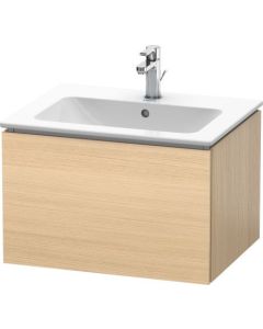 Duravit LC614007171 L-Cube 24.38" L X 18.88" W X 15.75" H One Drawer Wall-Mount Vanity Unit in Mediterranean Oak