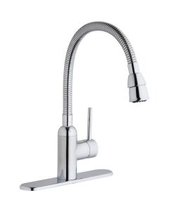 Elkay LK2500CR Pursuit Laundry/Utility Faucet with Flexible Spout Forward Only Lever Handle Chrome