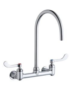 Elkay LK940LGN08T4H Faucet 8" Gneck Spout 4" Handle Inlets