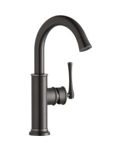 Elkay LKEC2012AS Explore Single Hole Bar Faucet with Forward Only Lever Handle Antique Steel