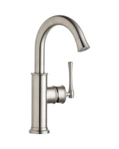 Elkay LKEC2012LS Explore Single Hole Bar Faucet with Forward Only Lever Handle Lustrous Steel