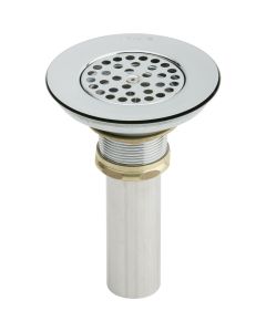 Elkay LKVR18B 3-1/2" Drain Type 304 Stainless Steel Body, Vandal Resistant Grid Strainer