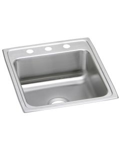 Elkay LRAD2022553 SS 19.5x22x5.5 Single Drop-in Sink